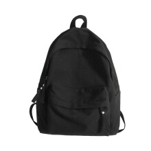 Large Capacity Nylon School Backpack for Student Female Girls Casual Laptop Bookbag Schoolbag Black The best Gift for Children