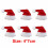 60PCS Mini Felt Santa Hats Christmas Tableware Silverware Holders Wine Bottle Decor 5