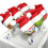 60PCS Mini Felt Santa Hats Christmas Tableware Silverware Holders Wine Bottle Decor 7