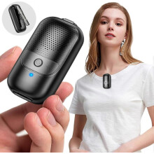 2025 Newest Portable Bluetooth Speaker, Clip-On Wireless Stereo Loud Bass, IPX5