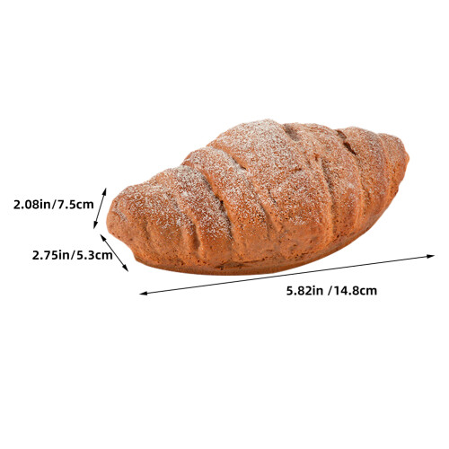 De Croissant Couro Pu Para Decoração E Fotografia 1