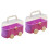 2Pcs de Carro com Transparente 6