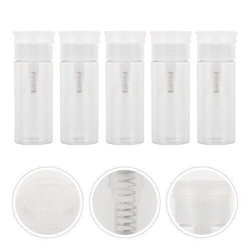 5 Unidades Frascos Removedor Esmalte Com Para Manicure 2