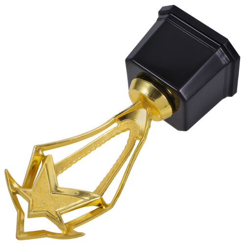 Golden 20,5 Cm Troféu Plástico Com Base Para Cerimónia