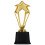 Golden 20,5 Cm Troféu Plástico Com Base Para Cerimónia 10