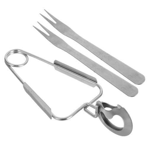 Conjunto De Garfos Pinça Para Lula Premium Resistente E Robusto