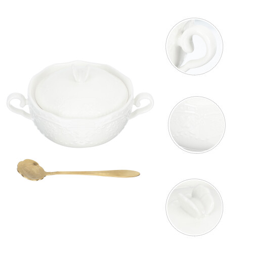 Conjunto De Tigela Para Europeu Com Alças E Colher 1