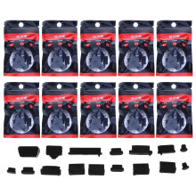 160 Unidades/10 Paquetes De Tapones Para Carga Laptop Antipolvo