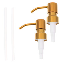 2St Gouden Rvs Zeepdispenser Vervanging Voor Lotionfles