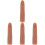 4 Stuks Buigbare Silicone Oefen Voor Acryl Nails 4