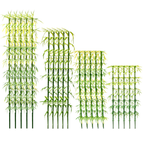 80 Unidades De Árboles De Bambú Artificial Para Decoración Hogar 1