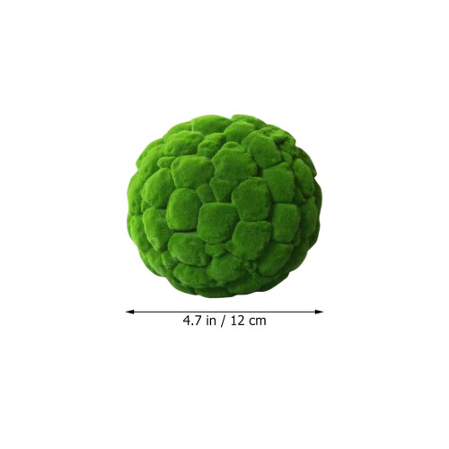 2 Unidades Bolas De Conservado Verde Para Decoración Interior 2