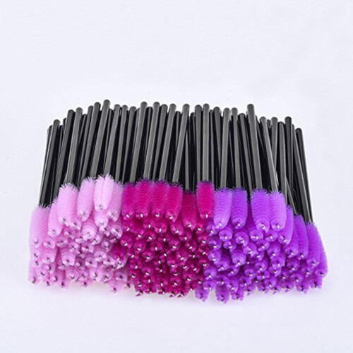 300Pcs Disposable Mascara Wands Assorted Color Eyelash Makeup Brushes 2