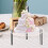 3Pcs Acrylic Clear Cake Stand Stackable Transparent Cupcake Display 3