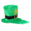 1Pc Decorative Clover Hat Green Fabric Beard Hat for Costume Parties 5