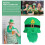 1Pc Decorative Clover Hat Green Fabric Beard Hat for Costume Parties 11