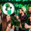 1Pc Decorative Clover Hat Green Fabric Beard Hat for Costume Parties 6