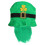 1Pc Decorative Clover Hat Green Fabric Beard Hat for Costume Parties 7