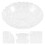 1Pc Transparent Serving Tray Candy Fruit Snack Holder 6