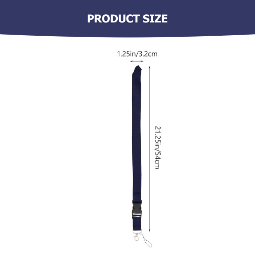 2Pcs Durable Blue Polyester Phone Hanging Strap for Phone Accessories 1