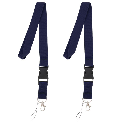 2Pcs Durable Blue Polyester Phone Hanging Strap for Phone Accessories 2