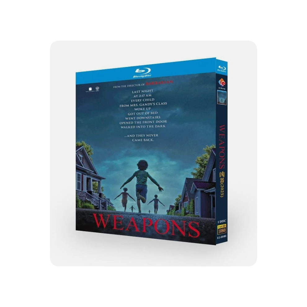 Weapons (2025)：1-Disc 1080P BD All Region  New Box Set Sealed