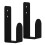 1Set Acrylic Wall Keyboard Holder Rack Black for Desk Space Storage 10