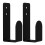 1Set Acrylic Wall Keyboard Holder Rack Black for Desk Space Storage 4