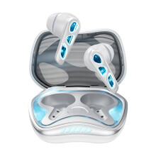 Wireless Bluetooth Gaming Earbuds ENC Noise Cancelling Mic Bluetooth 5.4 In-Ear TWS 25H White for PS5/Xbox/Switch/PC
