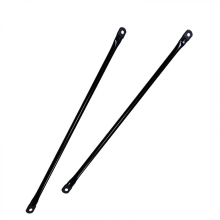 Metal Garden Swing Hanging Rods, Swing Replacement Rods, Round Metal Rods for Garden Swing Seat. 2-Pack, Black Metal(80.5cm/31.69in)