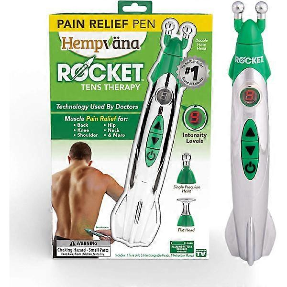 Pain Relief Pen, As Seen On TV, Wireless TENS Therapy, Portable Muscle Stimulator - Same Technology As Used By Doctors-image-OPC-PM8BPKT-NEW