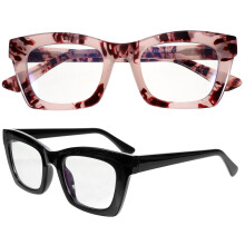 2 Pièces Lunettes De Décoratives Homme Lunettes Rétro