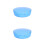 2Pcs Lightweight Sky-Blue Retainer Cleaning Case Portable Plastic Box 9