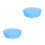2Pcs Lightweight Sky-Blue Retainer Cleaning Case Portable Plastic Box 6