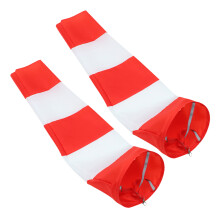 Mlins 2 Pcs Outdoor Waterproof Weathervane 80.00x21.00x21.00cm Red
