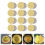 50 Pezzi Vassoi Per Torte, Base Per Dolci Compleanno (Oro) 3