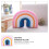 Creative Coussin Arc-En-Ciel Pour Enfant Chambre Décor Bureau 10