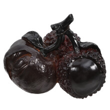 1Stk Resin Litchi Modell Kaffeefarbenes Teezeremonie Zubehör