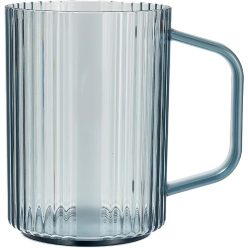 Transparent Plastic Cup With Handle, Multifunctional Bathroom Storage, Durable Plastic, Shatter-Resistant, For Home Use 2