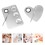 2 Set Palette Con Spatole In Acciaio Per Nail Art 4