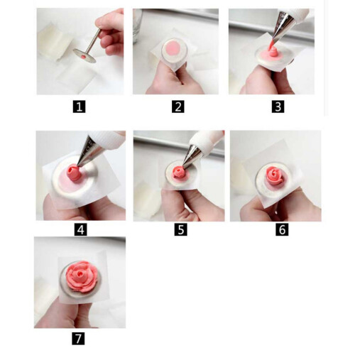4 Pezzi In Acciaio Per Decorare Cupcake Con Glassa 1