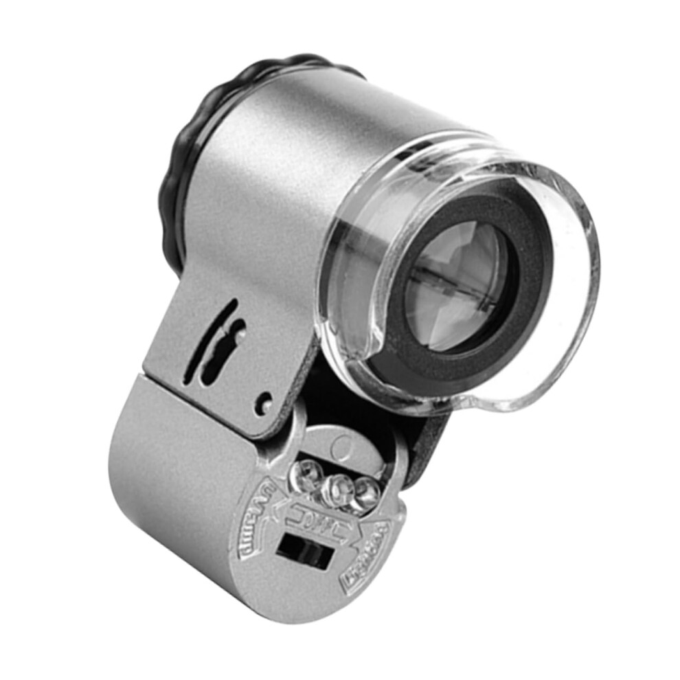 Portable Microscope HD Jewelry Identification LED Magnifier Handheld Jewelry Microscope Sturdy For Jewelry Collectors