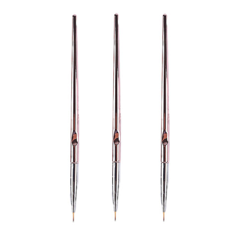 Penna Per Su Unghie 3 Pezzi Punta E Penna Trapano Rosa 2