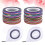 60 2 Set Adesivi Per Unghie Con E 2 Scatole 6