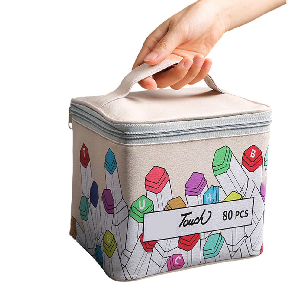 (80 colors) Portable Pen Bag Compact Solution For Mark Pen Storage Portable-image-OPC-PM8CGHC-NEW