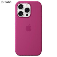 (Rose) For iPhone 16 Pro Case Compatible with MagSafe Liquid Silicone Phone Back Cover [Induction Popover]