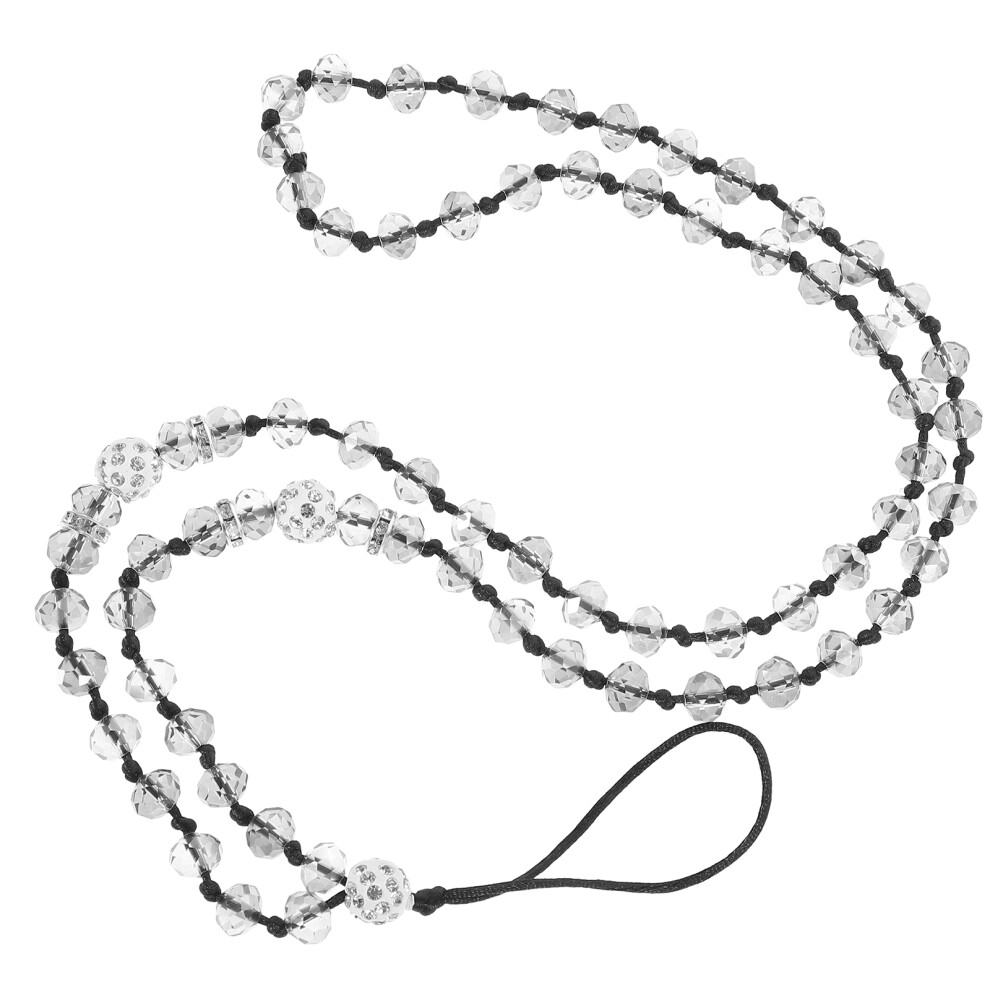 1 Sztuka Kreatywny ŁAńCuch Na Telefon Z Kroplami I KryształAmi-image