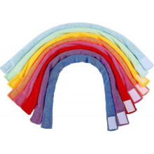 8 Pieces Chew Necklaces for Sensory Kids, Soft and Absorbent Terry Cloth Teething Chew Necklace Absorbent Alternative to Chewing Clothing for Boys and