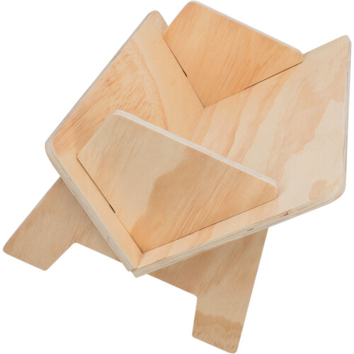 Wooden Desktop Storage Rack Sloping Book Shelf Stationery Holder