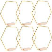 6Set Metalen DIY Krans Hoepels Voor Tafeldecoratie in Diverse Kleuren
